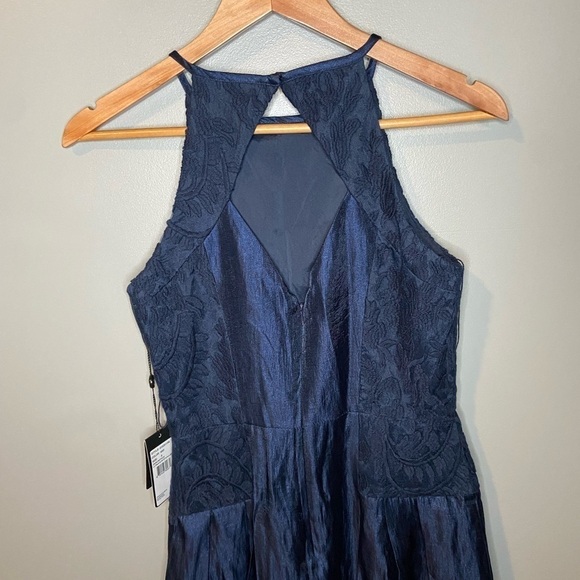 NWT Adrianna Papell Fit and Flare Midnight Blue Dress - Picture 7 of 10